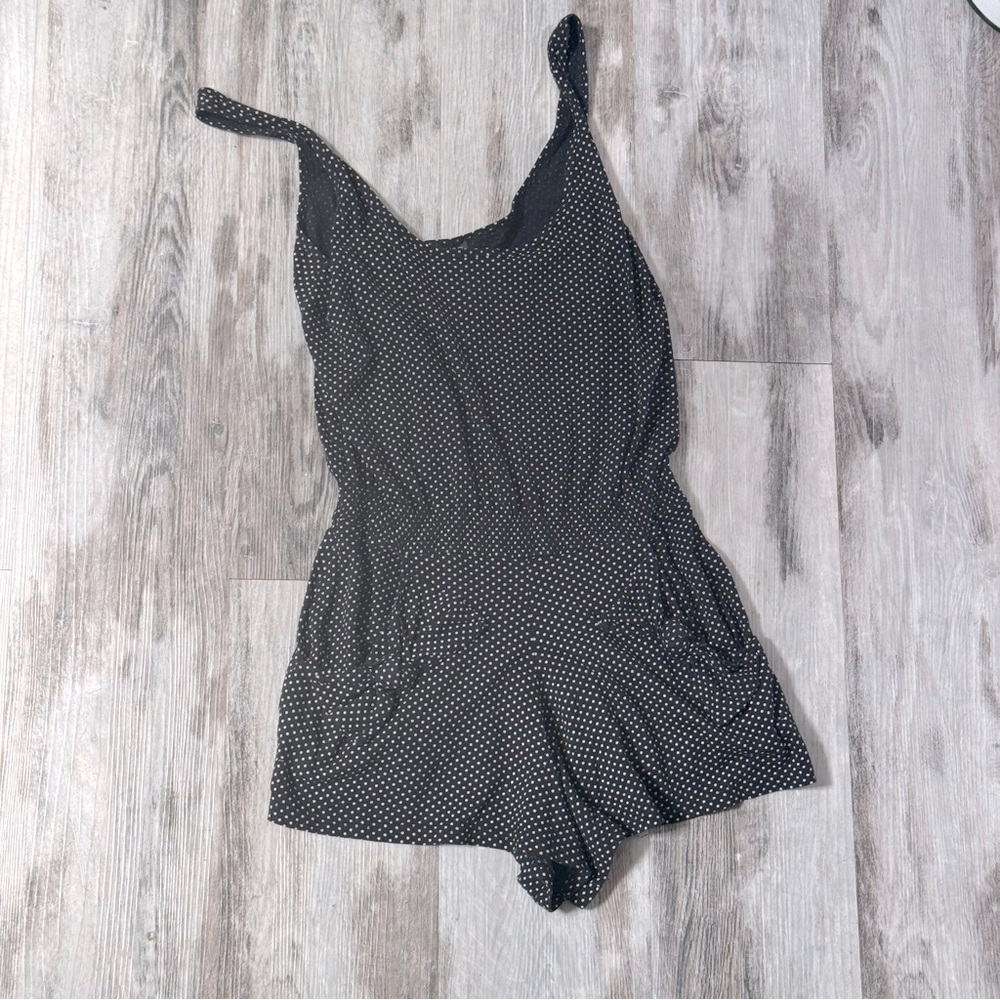 Polkadot short romper